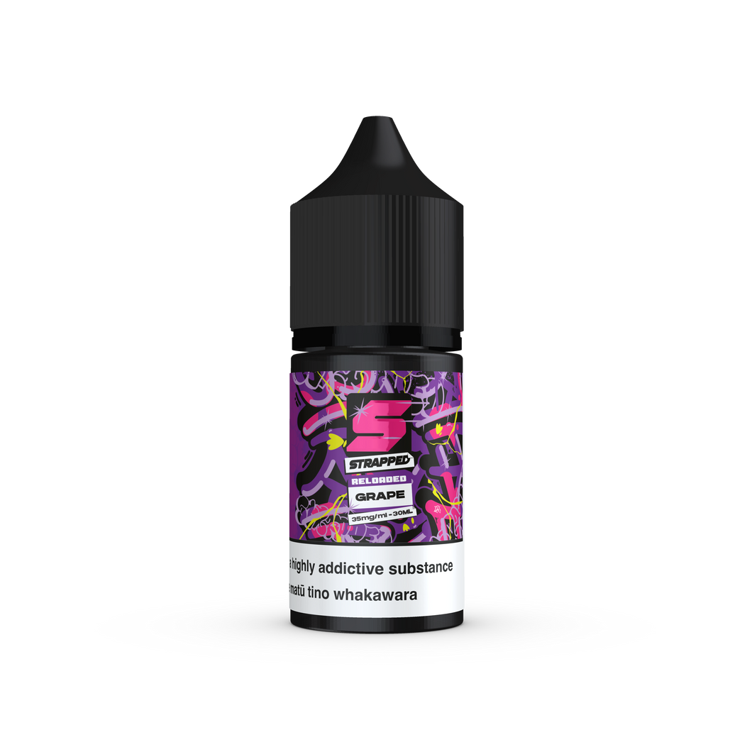 Strapped Reloaded Salts - Grape (30ml)