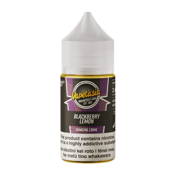 Vapetasia Salts - Blackberry Lemon (30ml)