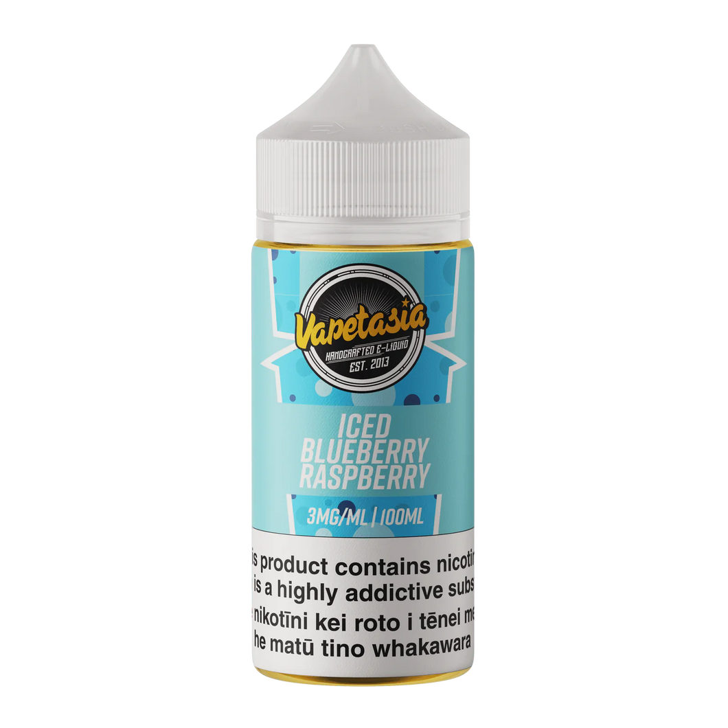 Vapetasia - Iced Blueberry Raspberry (100ml)