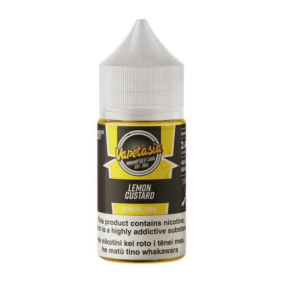 Vapetasia Salts - Lemon Custard (30ml)