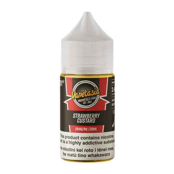 Vapetasia Salts - Strawberry Custard (30ml)