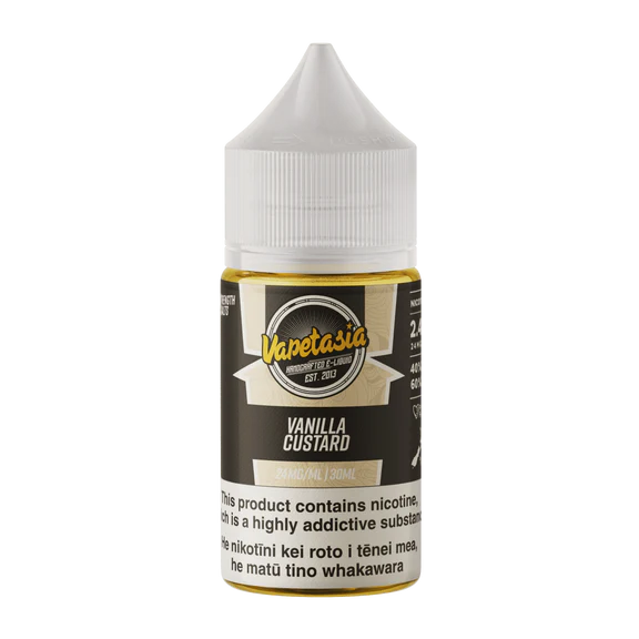 Vapetasia Salts - Vanilla Custard (30ml)